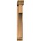 Ekena Millwork Westlake Traditional Smooth Bracket w/ Offset Brace, Western Red Cedar, 5 1/2"W x 30"D x 38"H BKT0604X30X38WTL01SWR - alternate 4